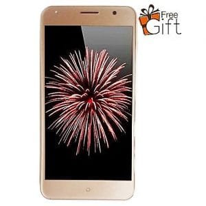 Innjoo Desire 5" (1GB, 8GB), 5MP+ 2MP 2500mAh Dual SIM 3G - Gold (Plus Free Back Case & Tempered Glass)