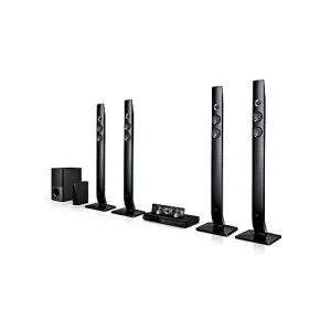 LG 1200W 5.1Ch. DVD Home Theatre System With Wireless Rear Speaker - LHD756