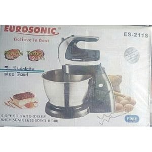 Eurosonic Cake Mixer With 5L SS Bowl