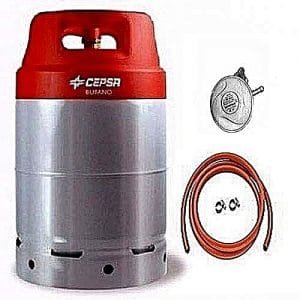 CEPSA 12.5Kg Red Head Gas Cylinder With Regulator And Hose