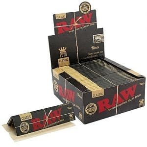 Raw BLACK RAW ROLLING PAPER