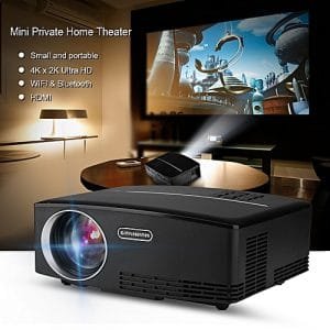 Generic Mini LED Projector 4K X 2K Ultra HD HDMI Player