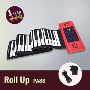 Generic [Rechargeable & Ready Stock] Flexible Roll Up Piano PA88 (88keys) + Built-in Speakers TXMALL