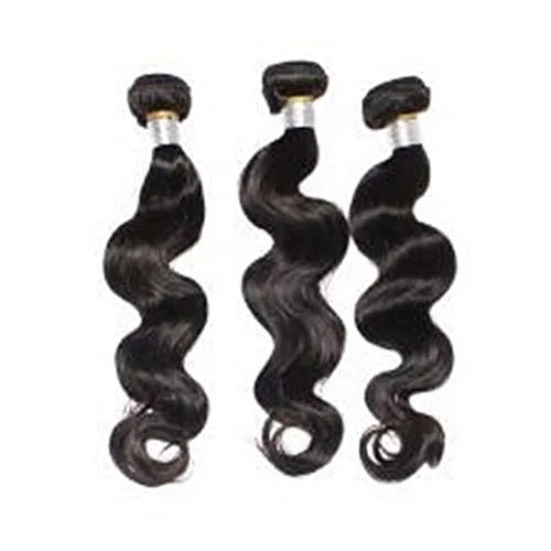 Malaysian Hair 8A Malaysian Human Hair Body Wave 300g (3 Bundles + Closure) Mixed Length, 14''16''18''. Full Hair Fix