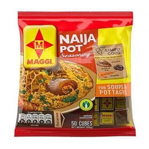 Nestle Maggi Naija Pot Seasoning - 50 Cubes (X 2)