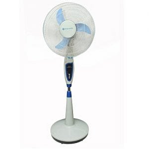 Newcastle Rechargeable Fan, 16'' With Lamp
