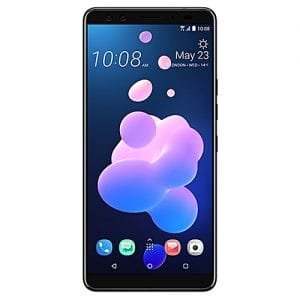 HTC U12 Plus (U12+) 6-Inch Super LCD6 (6GB,128GB ROM) Android 8.0 Oreo, 12MP + 16MP Dual SIM 4G Smartphone - Ceramic Black