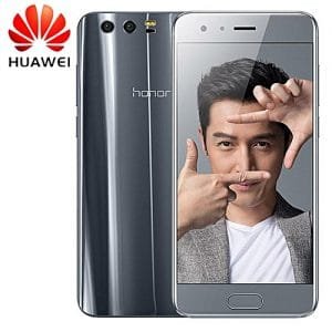 Huawei Honor 9 5.15 Inch (4GB RAM, 64GB ROM) Android 7.0 12MP + 20MP Dual + 8MP 4G LTE Dual Sim Smartphone - Gray