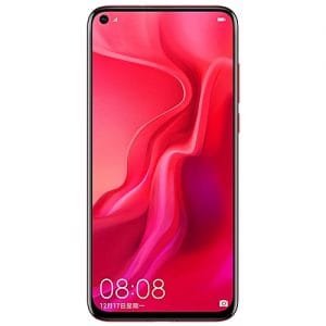 Huawei Nova 4 6.4-Inch (8GB RAM, 128GB ROM) Android 9.0 Pie, (48MP + 16MP + 2MP) Dual SIM LTE Smartphone - Red