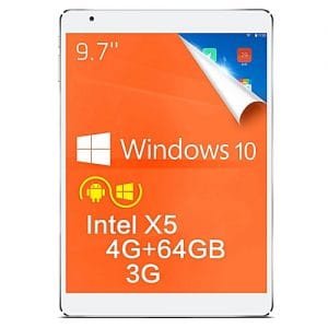 TECLAST Teclast X98 Plus 3G 9.7 Inch Windows 10 + Android 5.1 Tablet PC Intel Cherry Trail Z8300 64bit Quad Core 1.44GHz QXGA IPS Retina Screen 4GB RAM 64GB ROM Bluetooth 4.0 - SILVER
