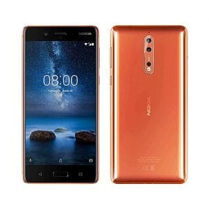 Nokia 8(TA-1004 DS) -5.3" Display - 64gb Rom + 4gb Ram - 13mp + 13mp Camera -android 7.1 Nougat - 4g Lte, 3090mah Battery - Polished Copper