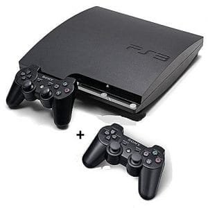 Sony PS3 Slim Console 160GB + FIFA19 & PES 19 ,18 Latest Games Downloaded + 2 PS3 Pad