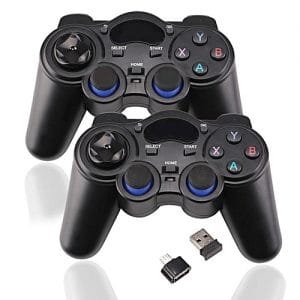 Generic EastVita 2 Pcs 2.4G Wireless Gamepad PC For PS3 TV Box Joystick Joypad Game Remote Controller With OTG Adapter For Android