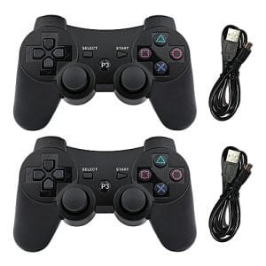 Generic 2PCS Wireless Bluetooth Game Controller Joystick Gamepad With USB Cable For PS3