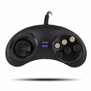 Generic Six Buttons Game Handle Command Pad Black Gamepad For Sega Megadrive For Mega Drive Deluxe Drive Wonder Mega Joystick