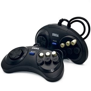Generic 2pc Game Controller 6 Buttons Sega Button Game Controller Joypad For SEGA MD Game Accessories