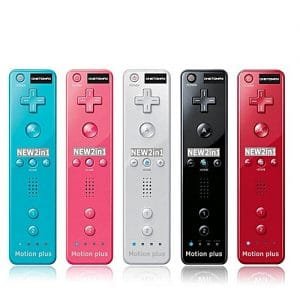Generic For Nintendo 2 In 1 For Wiimote Built In Motion Plus Inside Remote Controller For Wii Remote Motionplus For Wii Game Accessories