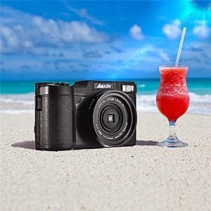 Generic Amkov 1080P HD Shooting 4 Times Digital Camera AMK-CDR2 24 Megapixel Digital Zoom Beauty Self-timer Camera Mini Digital Camera CHSMALL