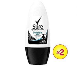 Sure Women Invisible Aqua Anti-Perspirant Deodorant (X 2)