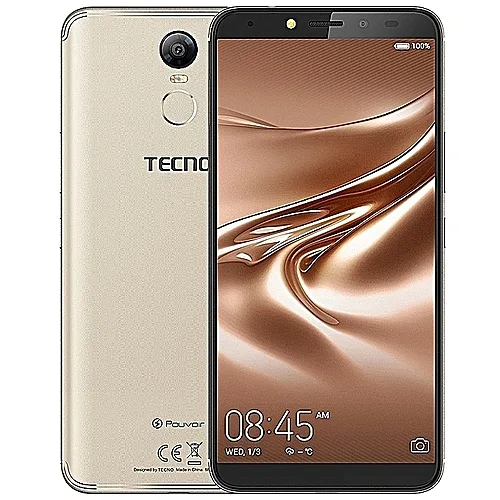 Tecno Pouvoir 2 (LA7) - 16GB ROM, 3GB RAM - 6.0'' HD -13MP+8MP- 4GLTE - 5000 MAH Battery - Face ID - Dual SIM - Fingerprint