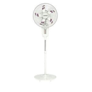 Lontor 16" Lontor Rechargeable Standing Fan With Solar Charge Port, Remote Control...
