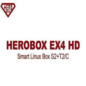 Generic 2pcs HEROBOX EX4 Receiver ,Support DVB-S2+T2/C Tuner,512 RAM/ 256 ROM