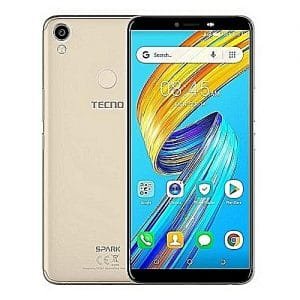 Tecno Tecno Spark 2 KA70 6-Inch HD (2GB RAM , 16GB ROM) 13MP + 8MP, Android 8.1(Go Edition) Dual SIM Smartphone,Battery 3500mAh - Champagne Gold