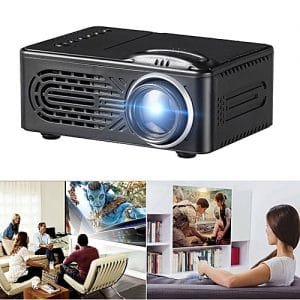 Generic 600 Lumens HD 1080P LED Multimedia Projector Home Theater Cinema VGA USB SD Artificical