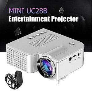 Generic Flash Deal UC28B Portable Home Multimedia Cinema Theater Mini LED Projector White NEW