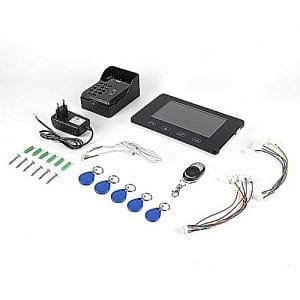 Generic Saful 7 Inch Wireless Car Video Doorbell Intercom Digital Phone System Black