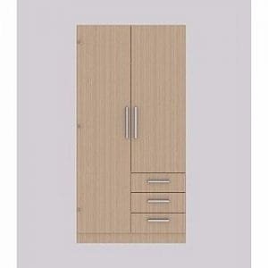 Generic 2 Doors + 3 Drawers 3 Feet Wardrobe (Delivery Within Lagos Only)
