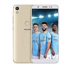 Tecno Tecno Camon CM 5.7-Inch (2GB, 16GB ROM) Android 7 Nougat, 13MP + 13MP 4G LTE Dual Sim Smartphone-Champagne Gold