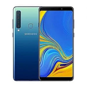 Samsung Galaxy A9 (2018) 6.3-Inch SAmoled (6GB, 128GB ROM),Android 8.0 Oreo, Quad Rear Cameras (24MP + 5MP + 10MP + 8MP) + 24MP ,4G LTE Dual SIM Smartphone - Lemonade Blue