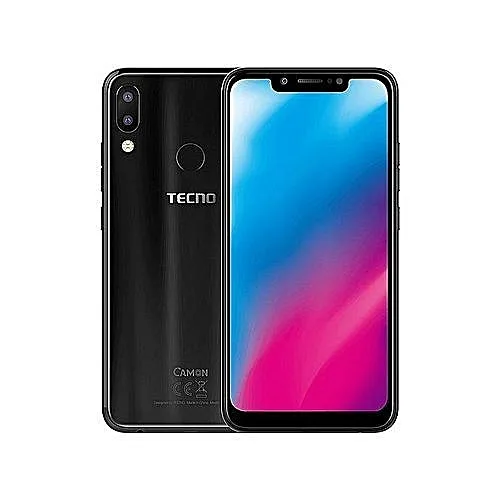 Tecno Camon 11 (CF7K) 6.2-Inch(4GB, 64GB ROM) Android 8.1(13MP + 2MP) + 16MP Smartphone - Black