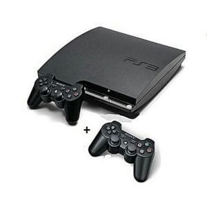 Sony PS3 Slim Console 120GB Plus 2 Controllers & 11 Latest Games Including FIFA 2019 &PES 2019 Downloaded Inside
