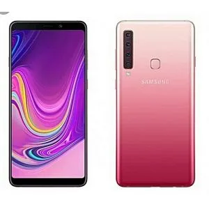 Samsung Galaxy A9 (2018) 6.3-Inch SAmoled (6GB, 128GB ROM),Android 8.0 Oreo, Quad Rear Cameras (24MP + 5MP + 10MP + 8MP) + 24MP ,4G LTE Dual SIM Smartphone - Bubblegum Pink