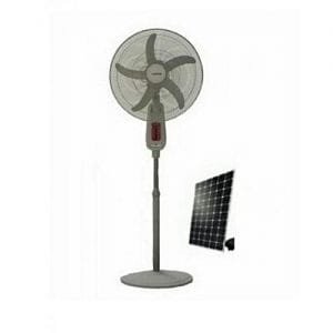 Lontor 16" Lontor Rechargeable Standing Fan + 18 Volts 10 Watts Solar Panel