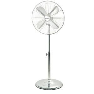 Polystar Polystar 16" Standing Fan Antique Metal With Stainless Colour