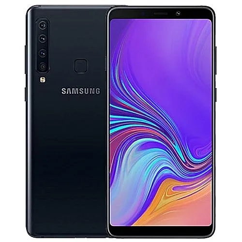 Samsung Galaxy A9 (2018) 6.3-Inch SAmoled (6GB, 128GB ROM),Android 8.0 Oreo, Quad Rear Cameras (24MP + 5MP + 10MP + 8MP) + 24MP ,4G LTE Dual SIM Smartphone - Caviar Black