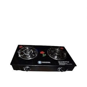 TEC Table Top Gas Cooker-Double Burner Glass