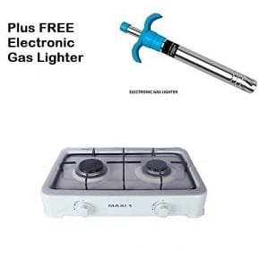 Maxi Table Top Gas Cooker + FREE Gas Lighter