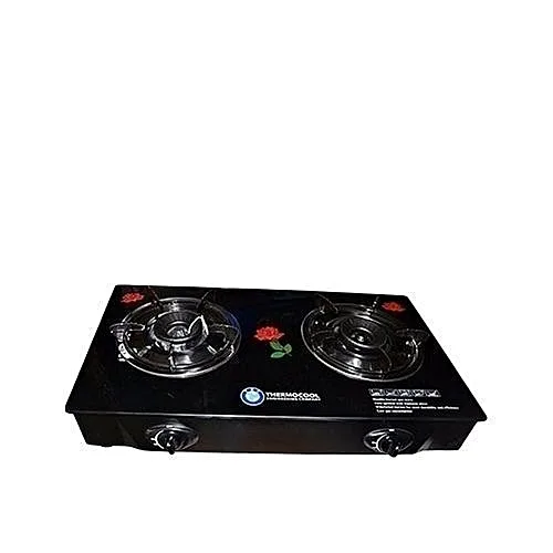 Haier Thermocool Thermocool Table Top Gas Cooker-Double Burner Glass