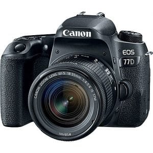 Canon EOS 77D DSLR Camera With EF-S 18-55mm IS STM Kit - Black