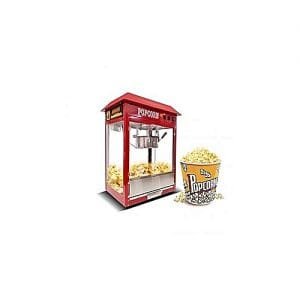 Generic Popcorn Machine Thorough Red With Cap