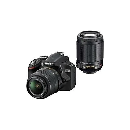 Nikon Nikon D3200 With 18 - 55mm Lens And 55-200mm Zoom Lens
