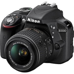 Nikon DSLR D3300 Camera With 18-55mm Lens (Black)