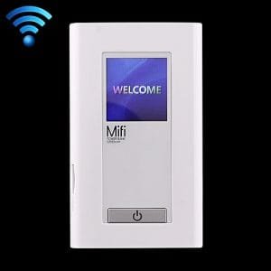 Generic LY10 100Mbps 4G LTE Wireless WiFi Router With LCD Screen, 5200mAh Battery, Sign Random Delivery(White)