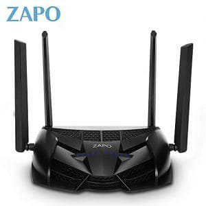 Generic ZAPO Z - 1200 Smart WiFi Wireless Router 2.4 / 5GHz 1200M For Gaming