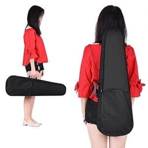 Generic Professional 4/4 Full Size Violin Triangle Shape Case Box Hard & Super Light With Shoulder Straps Deep Blue