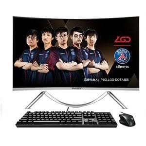 Generic V10 All-in-one Computer-Intel Core I5-9400F 8GB RAM 480GB SSD GTX1050TI Independent Graphics With 27" Monitor White